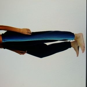 Aviator Five Stripe Sweatpants Navy Blue